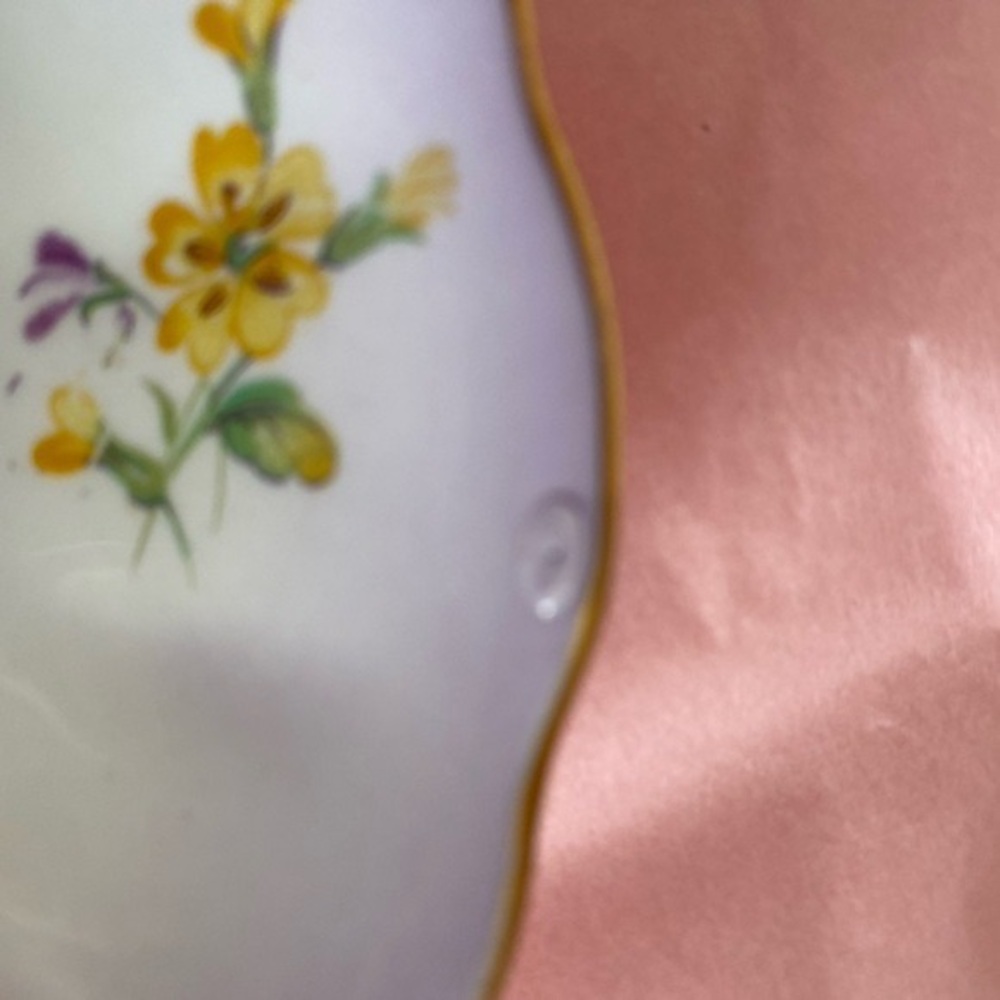 Royal Albert Bone China Lavender Ombré Teacup and Saucer in Primulette Pattern - Picture 10 of 10